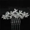 Corona de actuación infantil joyería de actuación de danza tocado disco de diamantes de imitación peine para el pelo accesorios para el cabello peine para el pelo de cinco puntas con perlas