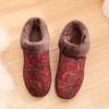 Transfronterizo 26 Nuevos Modelos de Invierno de Zapatos de Tela del Viejo Pekín, Zapatos de Interior, Engrosados, Cálidos, Cómodos, Antideslizantes, Suela Suave, Zapatos para Mamá