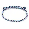 Pulseira transfronteiriça nova de quatro fios com jogo de cores pulseira tecida à mão pulseira corda pulseira com fecho de paz