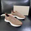 Sapatos de Commuter Populares Transfronteiriços em Couro Genuíno Estilo Executivo, Tênis Respiráveis em Malha Stn Fly-Knit, Fornecimento Direto da Fábrica