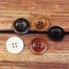 Maillard temporada nueva abrigo con botones de fruta cortavientos suéter suéter de combinación de colores accesorios de botones de suéter borde ancho de cuatro ojales