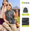 Colete Infantil Dudu Outono Novo Estilo Colete de Lã de Outono para Meninos Top para Meninas Roupa Infantil de Bebê Tendência
