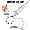 Ajustador de Bloqueo para Cable de Acero, Cuerda para Colgar, Cable de Seguridad para Colgar, Cable para Colgar Exposiciones, Accesorios de Cable de Acero, Cuerda Ajustable para Colgar