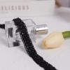 Corrente de contas artesanal perfumada pequena em preto e branco de 2 cm de largura código de barras Lolita vestuário bagagem conta de unha decorativa código de barras