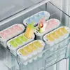 Caja para paletas de hielo, molde para helado de grado alimenticio con tapa, herramienta de molde para helado casero, máquina para hacer paletas de uso doméstico, caja para cubitos de hielo