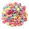Cuentas Lavadas de Dibujos Animados Frescas y Dulces, Cuentas Sueltas, Accesorios para Joyería DIY de Animales y Plantas, Cuentas Sueltas para Collar