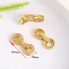Fecho para Colar Pulseira Corrente de Suéter Argola Redonda Oito Color-Preserving Pérola Fecho Final DIY Joias 18K