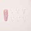 Decoraciones para Uñas Jellyfish de Color Mixto Luminoso con Purpurina Fina Transparente Hielo 3D DIY Resina Accesorios Pequeños Piezas de Decoración para Uñas