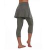 Ropa Europea y Americana de Tallas Grandes para Mujer de Amazon Transfronteriza, Conjunto de Dos Piezas de Falda y Pantalón para Chicas Gorditas, Pantalones de Yoga Adelgazantes de Alta Elasticidad para Mujer S7010