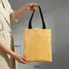 Saco de papel DuPont com logotipo impresso personalizado bolsa tote de grande capacidade bolsa de compras de papel kraft retrô bolsa de mão de proteção ambiental personalizada
