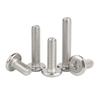 Perno de alambre cruzado achaflanado de acero inoxidable 304 M2-M10 tornillo de cabeza para muebles cabeza biselada plana tornillo Phillips