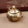 Una sola pieza de un mango giratorio de mahjong, un mango de tetera, un colgante decorativo, un artículo de latón de alta calidad, un artículo coleccionable hecho a mano