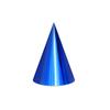 Sombrero de Fiesta para Niños y Adultos de Color Puro con Sombrero de Cumpleaños de Papel Decorativo Láser de Película de Aluminio Transfronterizo Papel Brillante Colorido