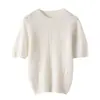 Suéter de Tricô Feminino com Design de Trança em Cashmere Versátil Amigo da Pele Gola Redonda Novo para Outono e Inverno 2026 Manga Meia