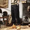Pantalones de Trabajo Retro Pesados Americanos para Hombre, Pantalones Casuales Gruesos Holgados de Otoño e Invierno, Pantalones Jogger de Forro Polar para Hombre