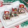 Comercio exterior transfronterizo de cuentas navideñas DIY Hombrecito de jengibre Árbol de Navidad Material hecho a mano Joyería Cuentas Cuentas pintadas a mano Muñeco de nieve