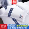 Lino de Hotel Cinco Estrellas Especial Algodón Puro Sábanas Cubre Edredón Ropa de Cama Ropa de Cama para Bed and Breakfast Juego Blanco de Cuatro Piezas Venta al por Mayor