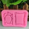 Tintero Portafoto Molde de Silicona para Modelado Molde para Pastel Plegable a Mano Herramienta Plegable para Dulces Herramienta Decorativa Molde para Pastel