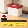 Caja de Almacenamiento Roja de Juguetes para Niños de Año Nuevo con Tapa, Bloques de Construcción, Piezas Magnéticas, Caja Clasificadora, Caja de Almacenamiento Transparente de Gran Capacidad
