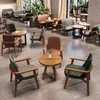 Sofá Tienda de Té con Leche Mobiliario Comercial de Diseño para Catering Negociación Recepción Zona de Descanso Ocio Bar de Libros Cafetería Mesas y Sillas