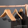 Madera Sólida traje ropa colgando pantalones ropa colgando estante de madera para pantalones pinza para pantalones soporte de ropa sin costuras perchero de ropa perchero de madera venta al por mayor