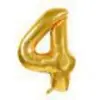 Balão digital de filme de alumínio independente único de 40 polegadas versão EUA corpo fino Rosa Dourado Rosa Dourado grande balão de festa de folha de alumínio
