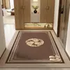 Felpudo de entrada estilo chino retro de lujo ligero, alfombrilla clásica para recibidor resistente a la suciedad antideslizante, alfombra de estilo chino para entrada resistente a la suciedad