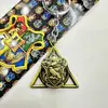 Llavero de Hogwarts Aleación de Zinc Diseño Giratorio con Rodamiento Búho de Quidditch 9 y 3/4