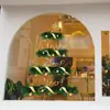 Adesivos de Decoração de Natal Transfronteiriços 2027 Estilo Ins Adesivos para Janela de Vidro Adesivos Eletrostáticos para Árvore de Natal Adesivos de Porta Decorações de Janela