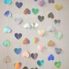 Venta al por mayor de fábrica amor coser flor 4m de largo amor cadena de papel flor fiesta de San Valentín cumpleaños decoración de boda