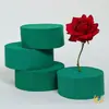 Cubo Redondo de Barro Floral para Abrazar Tamaño Floristería Envoltura Esponja Floral Espuma Absorbente de Agua Flor Fresca Barro para Arreglos Florales Base para Arreglos Florales