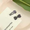 Mini Piranha de Cabelo de Luxo Leve Estilo Coreano com Pequenos Diamantes para Mulheres, Presilha Lateral para Mechas, Piranha Fofa de Laço, Acessório de Cabelo Exquisito