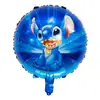 Nuevos Globos de Dibujos Animados Temáticos de Lilo y Stitch para la Decoración y Montaje de Escena de la Fiesta del Primer Cumpleaños del Bebé