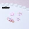 Accesorios para Uñas con Flores de Colores Macaron, Pequeñas Flores Lindas de Resina de Cinco Pétalos para Decoración de Uñas al por Mayor, Uñas Portátiles para DIY