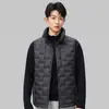 Chaleco ligero de plumas para pareja, chaqueta deportiva exterior transfronteriza, cuello alto, estilo deportivo ligero para commuting, chaleco exterior