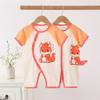 Primavera y verano delgado nuevo algodón manga corta enterizo delgado pijamas de bebé ropa de bebé ropa de aire acondicionado ropa infantil venta al por mayor