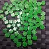 Dragão de Jade Jade Jade verde seco trevo de quatro folhas acessórios joias pulseira colar brincos acessórios contas soltas verdes acessórios