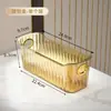 Caja de Almacenamiento Estrecha de Escritorio de Lujo Ligero Cesta de Almacenamiento para Lavabo Cosméticos Joyería Caja de Almacenamiento para Artículos Varios de Mesa de Café de Sala de Estar