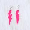 Brincos de Acrílico Relâmpago de Cor Fluorescente Mais Quentes da Amazon, Brincos Estilo Europeu e Americano, Brincos de Design e Personalizados