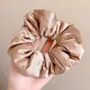 Pillow Scrunchie Estilo Perezoso para Dormir para Mujer, Lazo para Moño, Accesorio para el Cabello Oversized de Alta Gama
