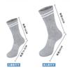 Calcetines Finos de Algodón Puro Jacquard Bordado con Logo Personalizado Calcetines de Baloncesto Calcetines de Media Pantorrilla Calcetines Deportivos Transpirables Absorbentes de Sudor para Hombre Algodón Puro