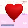 Mecrla Nuevo 18 pulgadas / 30 pulgadas Estrella de Cinco Puntas Flotante Corazón de Melocotón Mate Película de Aluminio Propuesta Globo de Cumpleaños