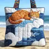 Modelo Nuevo 2026 Bolso de Hombro Acolchado de Algodón con Estampado Digital 3D de Moda para Tiendas Independientes Transfronterizas