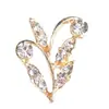 Accesorios de Novia DIY Hechos a Mano al por Mayor Estilo Coreano Hechos a Mano Adornos de Hoja con Pedrería y Perlas