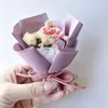 Ramillete de Boda Flores Secas Flores Eternas Mini Ramo Hecho a Mano Decoración de Fiesta Festiva Accesorios Flores de Bolsillo Coloridas