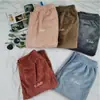 Pantalones Cálidos de Coral de Doble Cara para Mujer, Pantalones tipo Linterna con Puño, Amigables con la Piel, Cálidos, Se Pueden Usar al Aire Libre o como Pijama en Casa, Ventas Directas de Fábrica