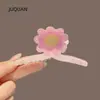 Pinza para el Cabello de Acrílico de Sirena para Mujer 2026 Nuevo Pin de Tiburón para Moño en la Parte Trasera de la Cabeza Estilo Coreano Temperamento Pinza de Garra de Flor