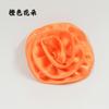 DIY pano de cetim trompete flor acessórios chapéu flor acessórios de cabelo flor decorativa rosa flor acessórios de vestuário