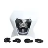 Ensamblaje de Faro para Motocicleta Todoterreno Adecuado para Ktm Exc125-450 Luz LED con 5 Perlas de Luz para Iluminación del Faro