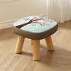 Taburete Pequeño para Uso en Casa, Taburete Bajo Pequeño, Taburete Redondo de Madera Maciza, Taburete Hongo, Banco Lindo para Niños, Taburete Suave para Sentarse, Taburete Creativo para Cambiarse los Zapatos